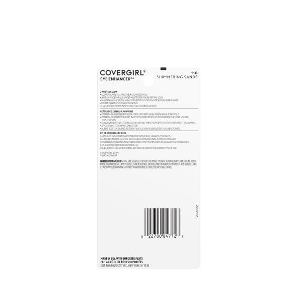 Covergirl Eye Enhancers Eyeshadow Kit, Shimmering Sands, 3 Colors