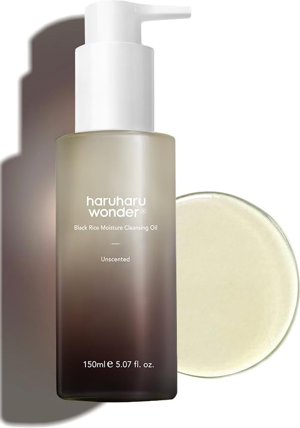 HARUHARU wonder Black Rice Moisture Cleansing Oil, 5.07 fl. oz