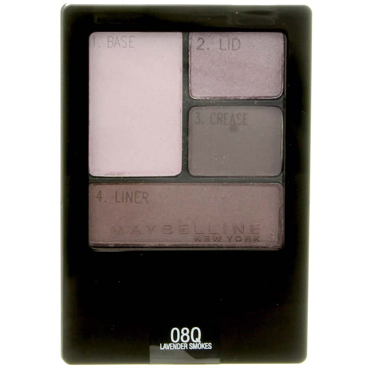 Maybelline New York Expert Wear Eyeshadow Quads, Mocha Motion, 0.17 oz.