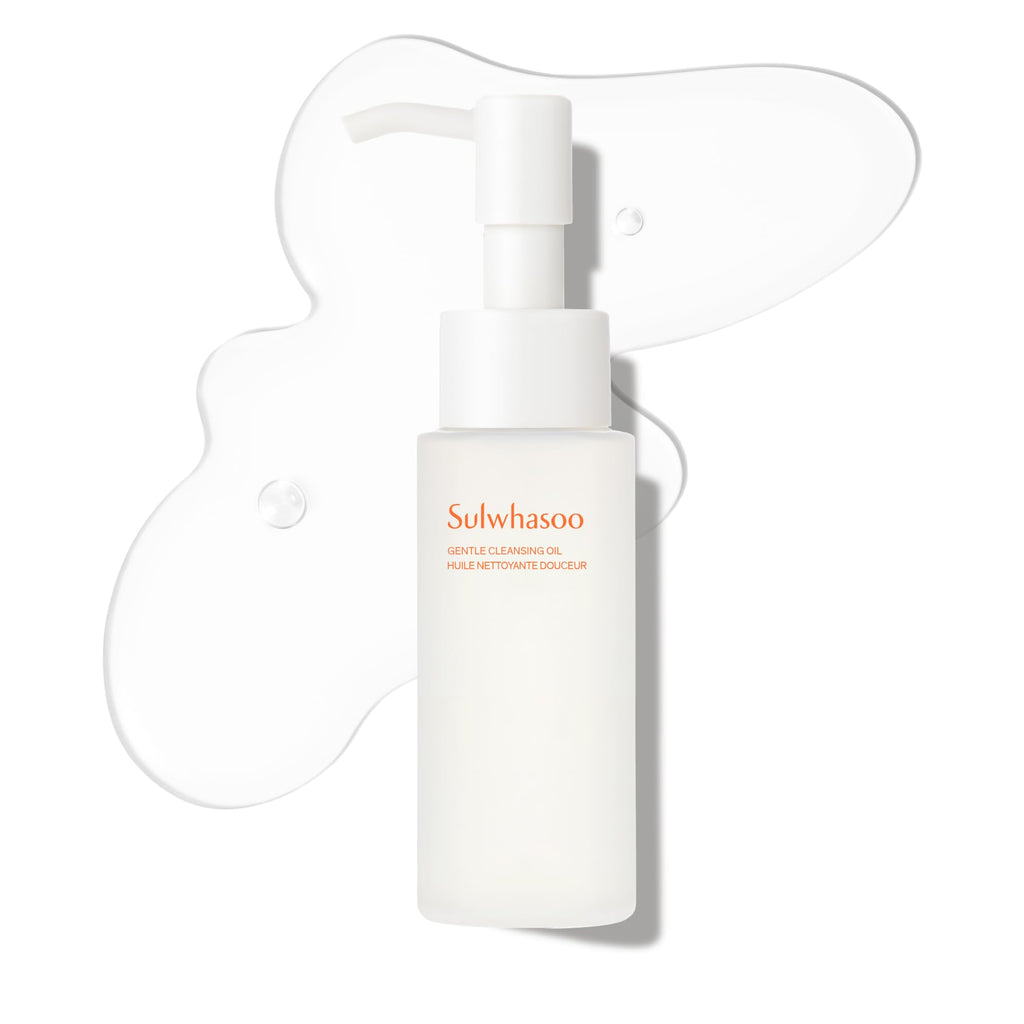 Sulwhasoo Gentle Cleansing Oil | Korean Oil Cleanser & Makeup Remover | Dissolves Waterproof Makeup & SPF | Hydrating Double Cleanse Face Wash for Dry & Sensitive Skin