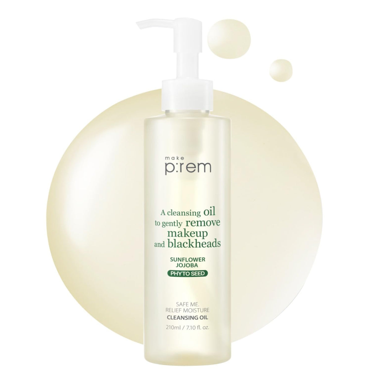 MAKE P:REM Safe Me. Relief Moisture Cleansing Oil, 7.1 fl.oz. (210mL)