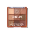 SHEGLAM Eyeshadow Palette 9-Color Ultra-pigmented Shimmer & Matte Shades, Vegan & Cruelty-free-Coffee Shop
