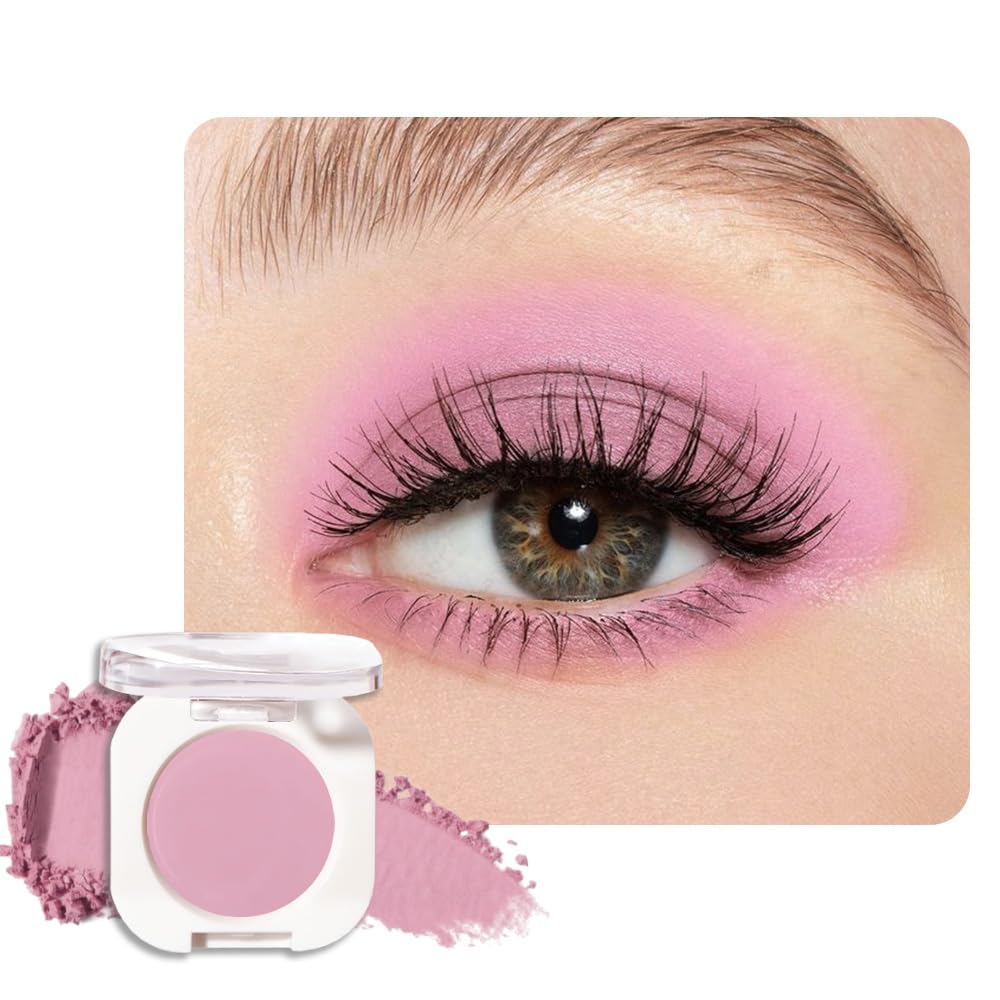 Champagne Shimmer Cream Eyeshadow, Light Gold Sheer Metallic Glow Glitter Eye Shadow for Mature Skin, Lightweight Blendable, Subtle Shimmer, Crease-Proof, Vegan & Cruelty-Free Sombras para Ojos