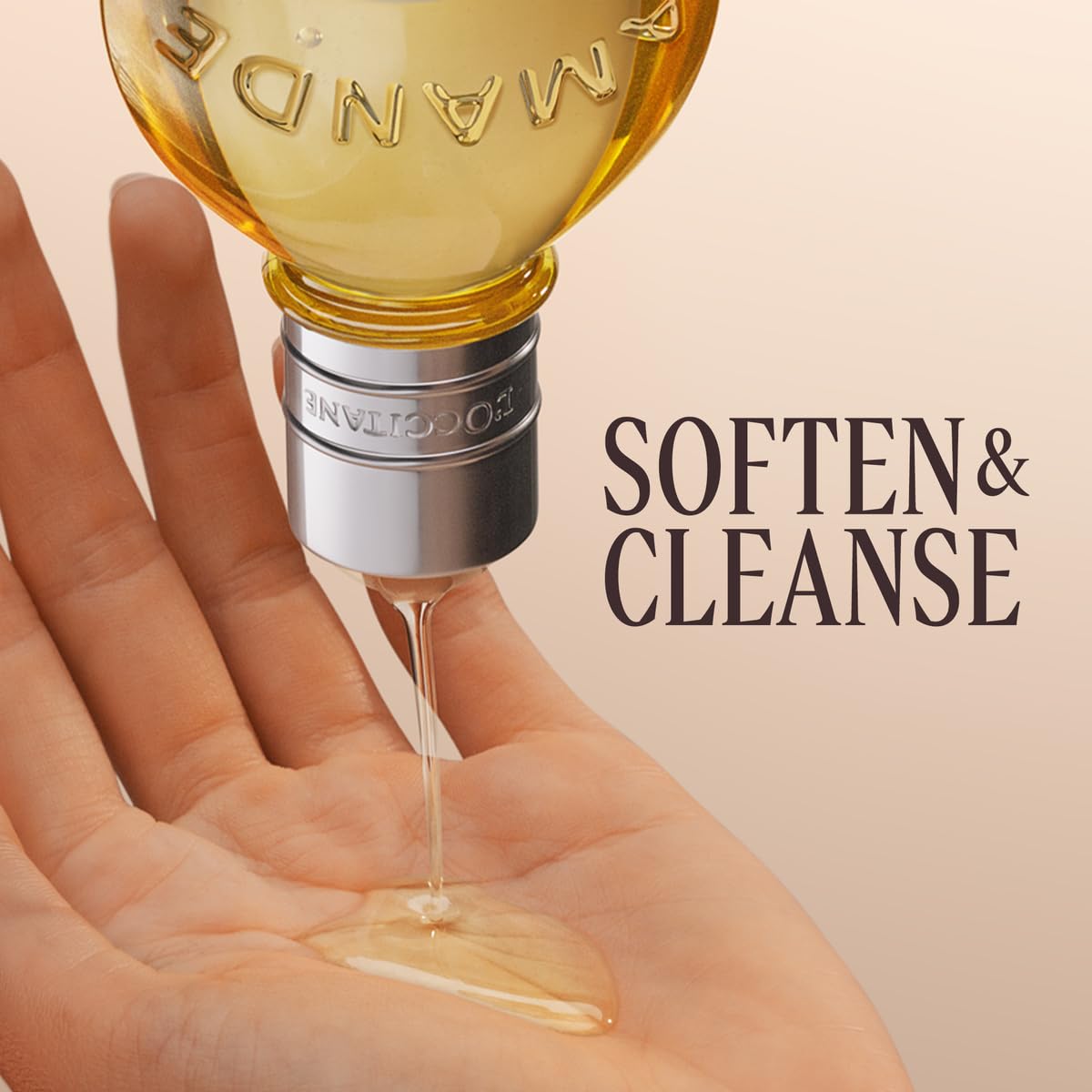 L'OCCITANE Almond Shower Oil, Cleansing Body Wash & Shaving Base, Vegan