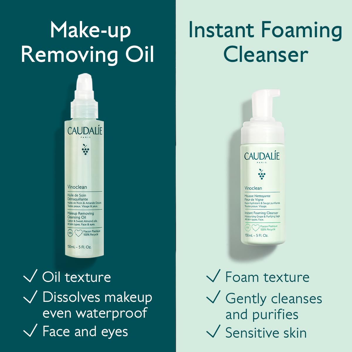 Caudalie Vinoclean Makeup Removing Cleansing Oil