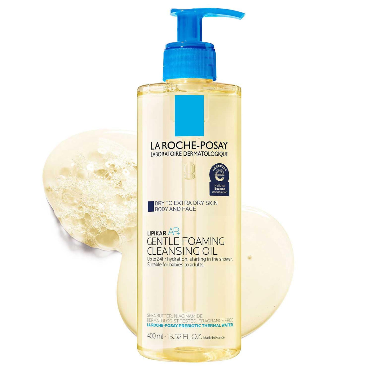 La Roche-Posay Lipikar AP+ Gentle Foaming Cleansing Oil, with Shea Butter