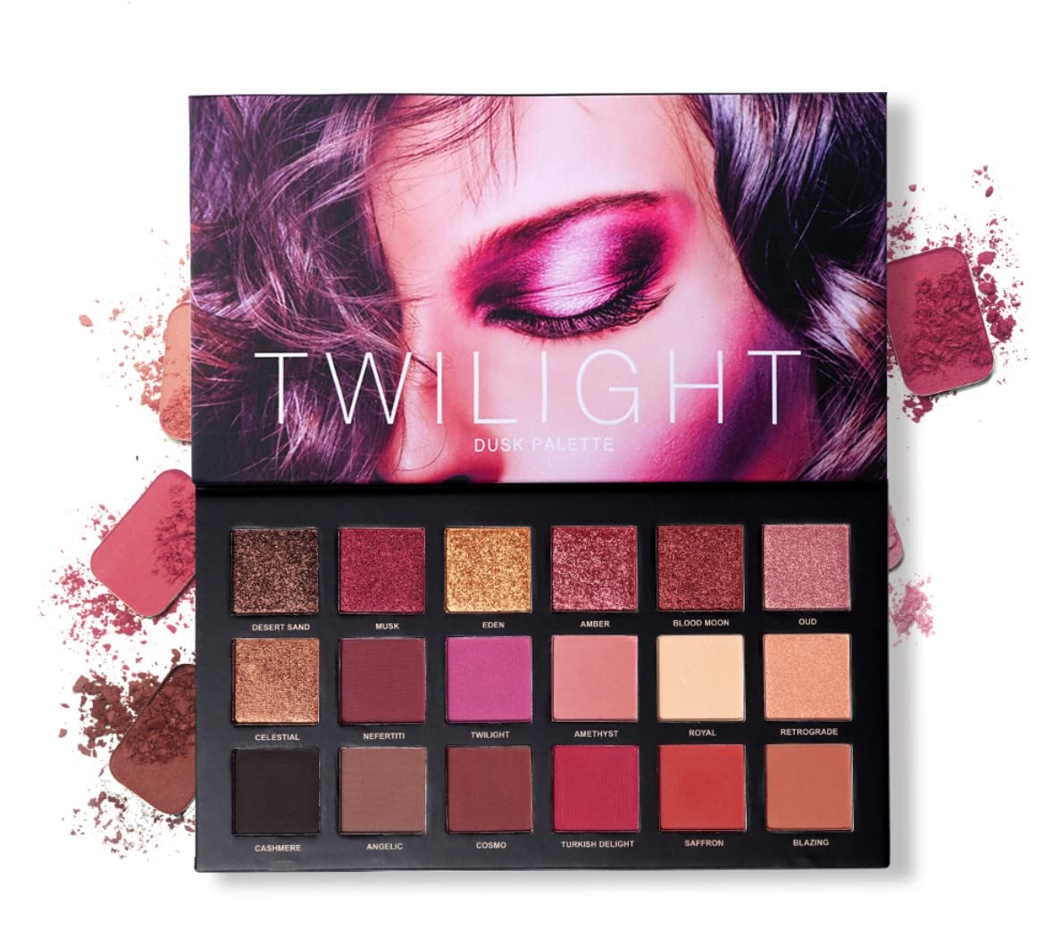 UCANBE 20 Colors Nude Eyeshadow Palette, High Pigmented Shimmer Matte Metallic Eye Shadow Pallets, Long Lasting Blendable Neutral Smokey Warm Bronze Eye Makeup
