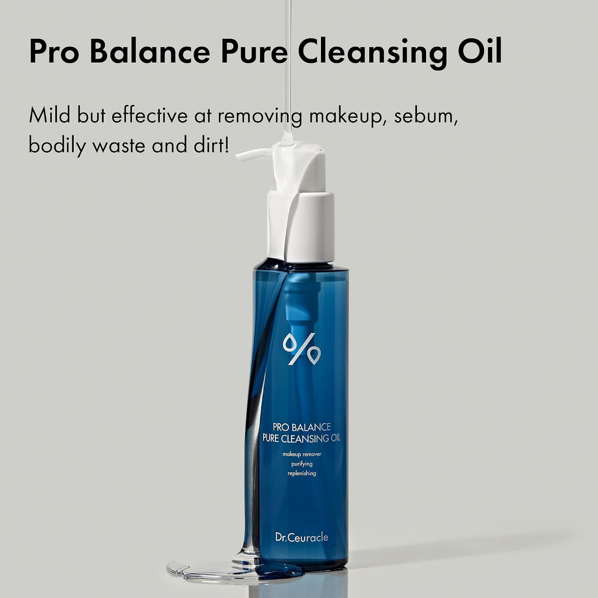 Dr.Ceuracle Pro Balance Pure Cleansing Oil, Pore Sebum Cleanser 5.24 fl oz.