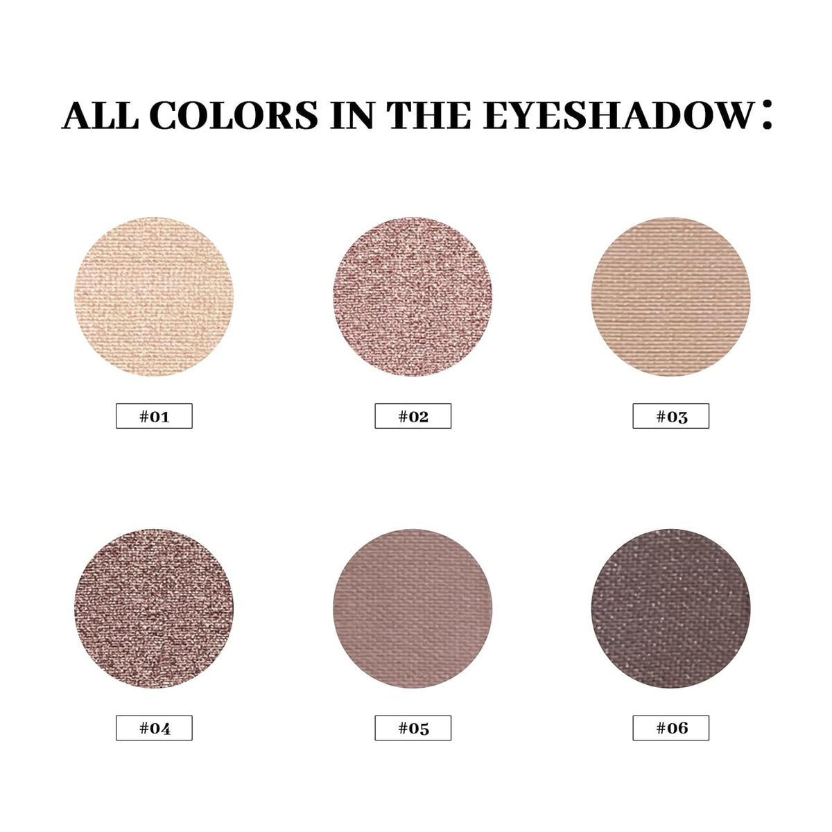 MYSTER ROSEY Nudes 3 Mini Eyeshadow Palette, Neutral Eye Shadow Palettes
