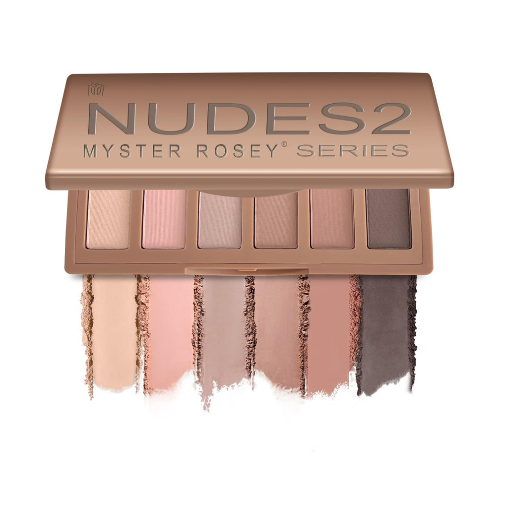 MYSTER ROSEY Nudes 2 Matte Eyeshadow Palette, Neutral Eye Shadow Palettes