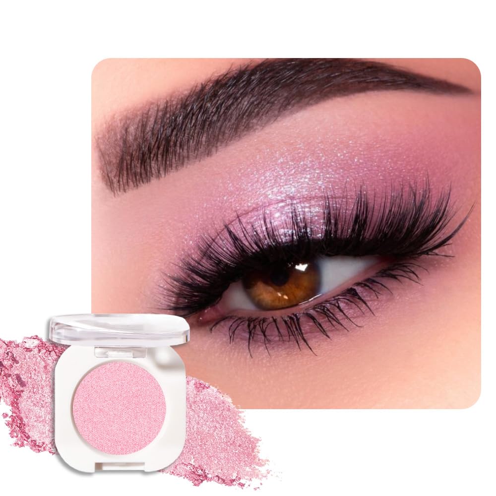 Champagne Shimmer Cream Eyeshadow, Light Gold Sheer Metallic Glow Glitter Eye Shadow for Mature Skin, Lightweight Blendable, Subtle Shimmer, Crease-Proof, Vegan & Cruelty-Free Sombras para Ojos