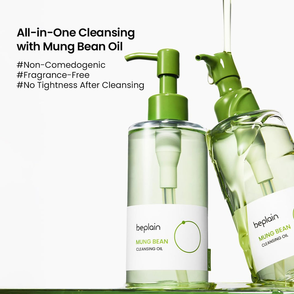 beplain Mung Bean Cleansing Oil Makeup Remover, Sensitive Skin, 6.76 fl oz