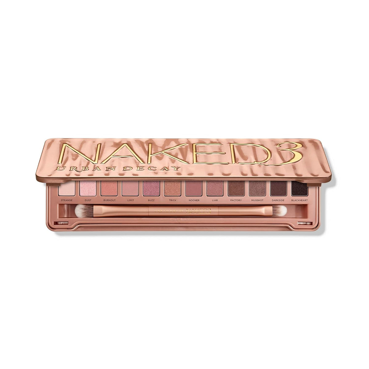 Urban Decay Naked3 Eyeshadow Palette - 12 Rosy Soft Pink Neutral Shadows