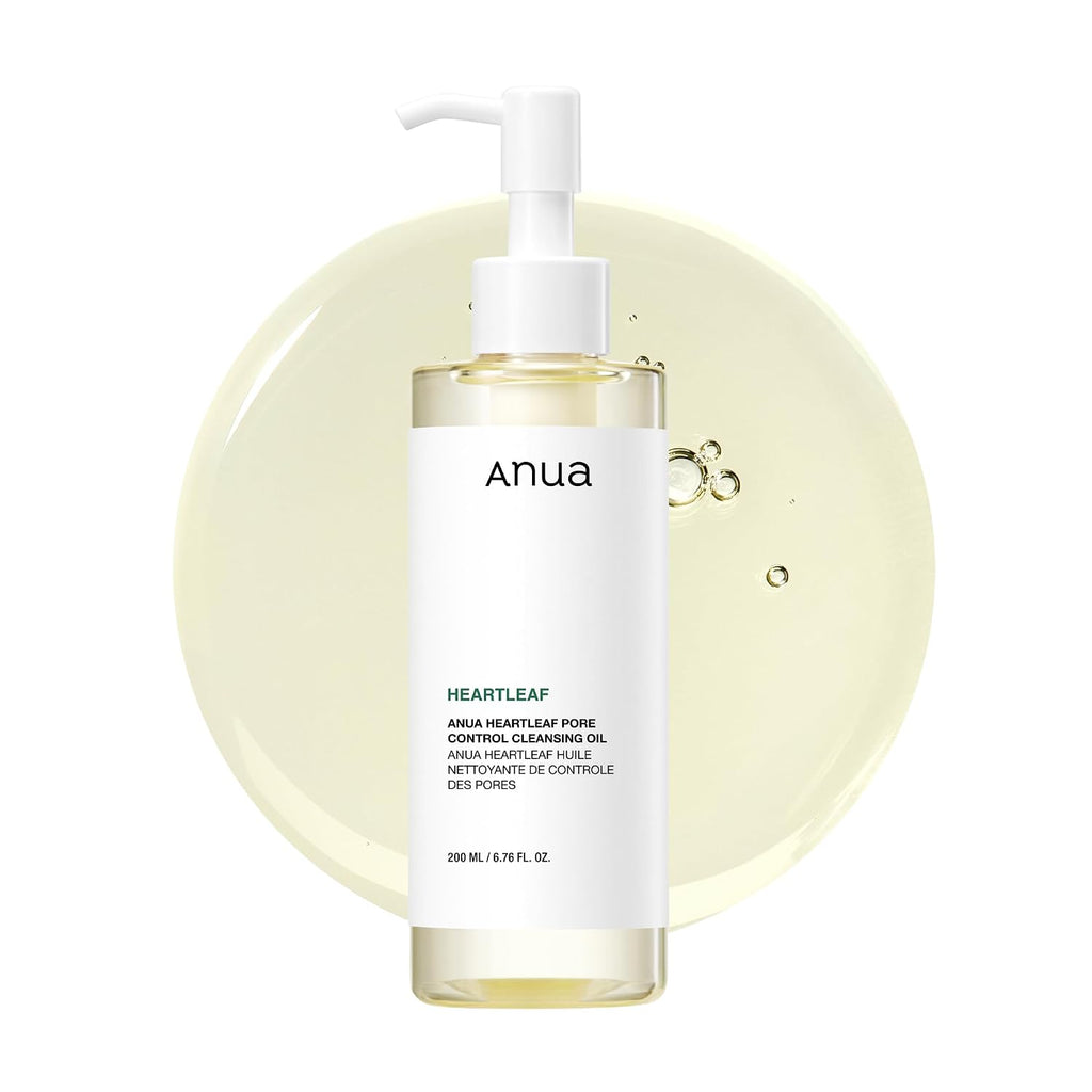 Anua Heartleaf Pore Control Cleansing Oil, Korean Skincare, 6.76 fl.oz