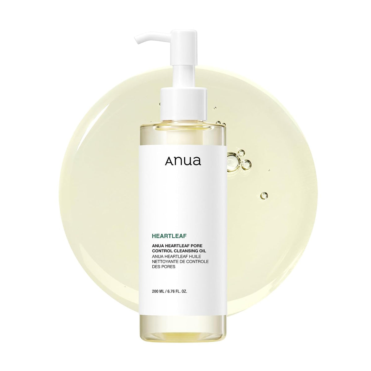 Anua Heartleaf Pore Control Cleansing Oil, Korean Skincare, 6.76 fl.oz