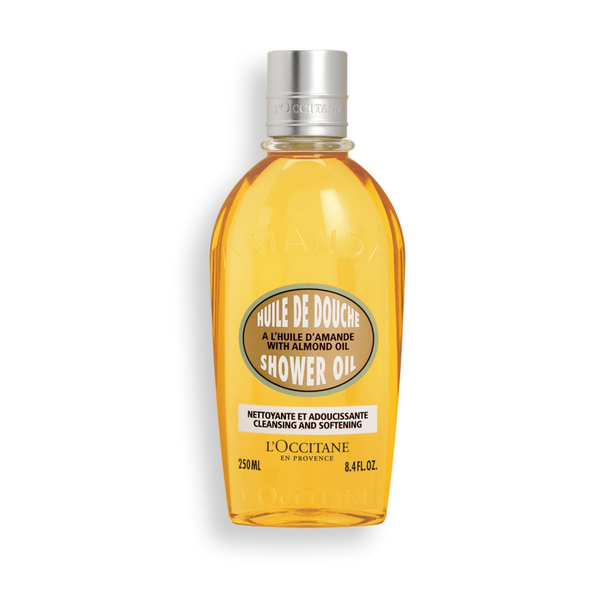 L'OCCITANE Almond Shower Oil, Cleansing Body Wash & Shaving Base, Vegan