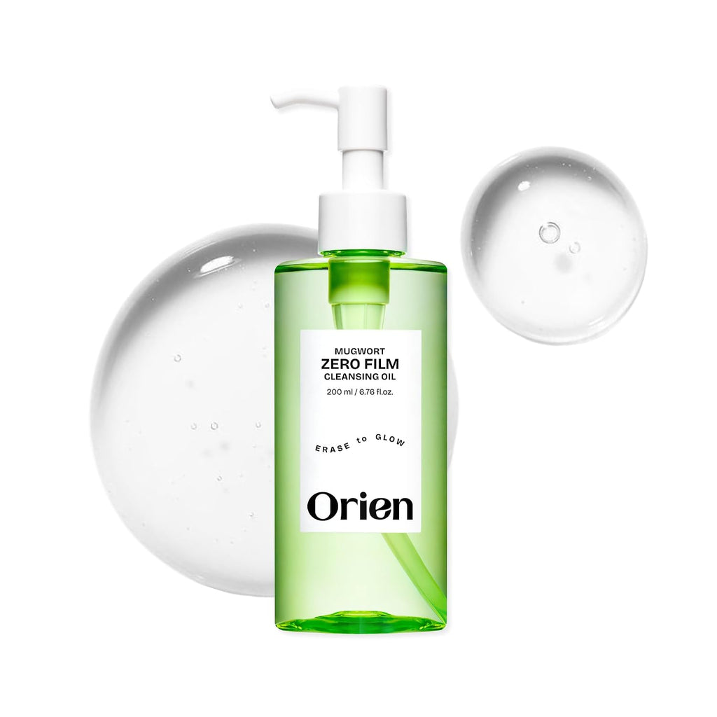 Orien Mugwort Zero Film Cleansing Oil 6.76 fl.oz. 200ml ㅣDaily Makeup Blackhead Removal No pore clogging Korean skincare double cleansing