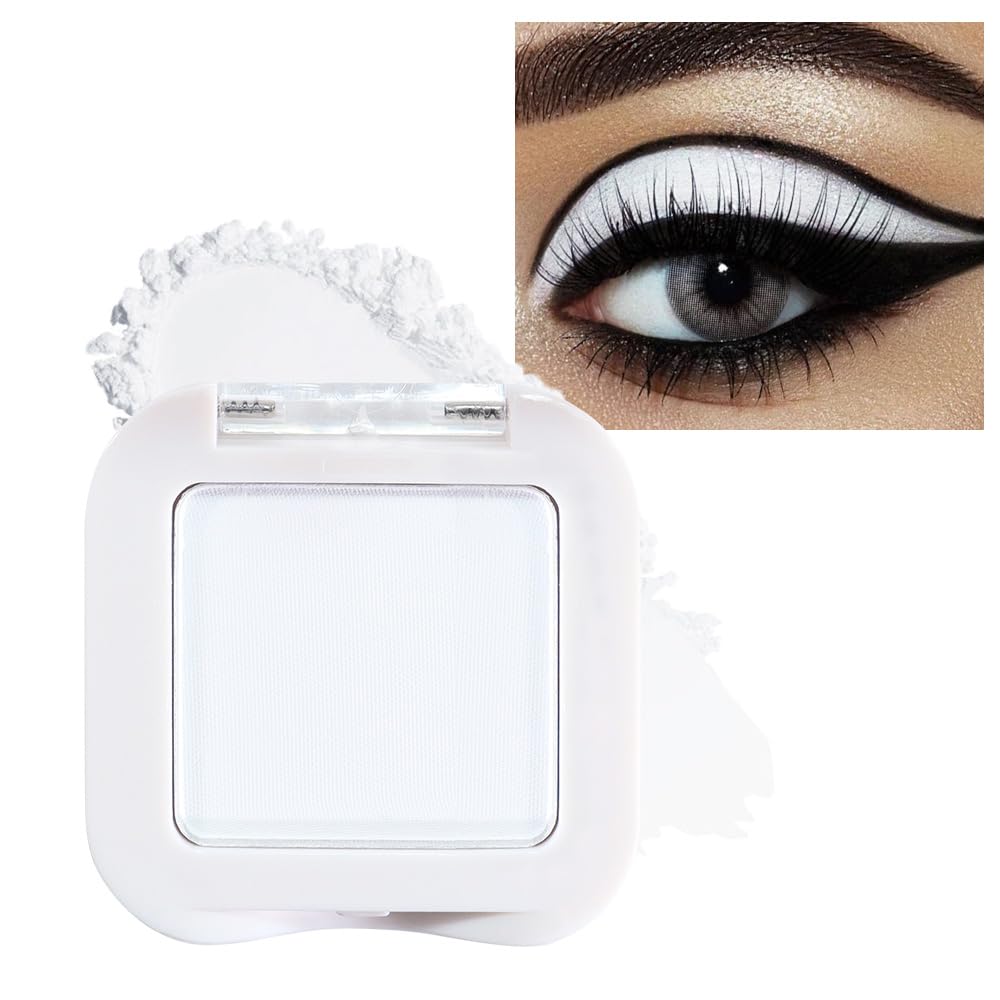 evpct Mauve Taupe Plum Matte Single Eye Shadow Palette Makeup for Older Women, Plum Lavender Purple Natural Cream Eyeshadow Palette for Green Eyes, High Pigment Mini Monochrome Eyeshadow
