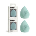 JUNO & Co. Microfiber Makeup Sponge, Dual Layer Technology for Full Coverage Flawless Makeup Blender for Foundation, Powder and Cream (Velvet Style and Blue Color)