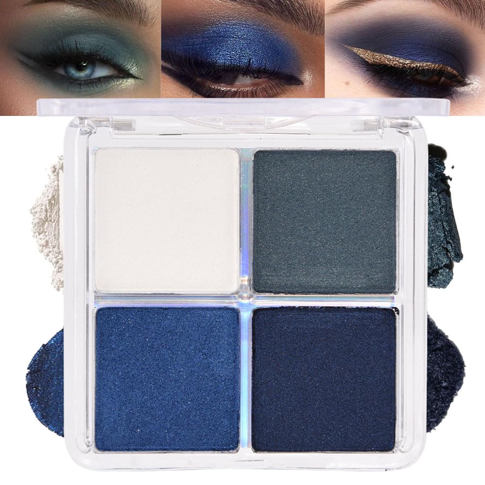 evpct 9 Colors Brown Nude Gold Black Smokey Glitter Eyeshadow Palette
