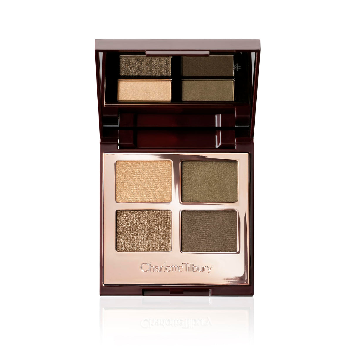 Charlotte Tilbury Luxury Palette Eyeshadow - Shimmer, Metallic & Satin Matte Eyeshadow Quad with a Rich Powder Formula - Includes 4 Complementary Shades