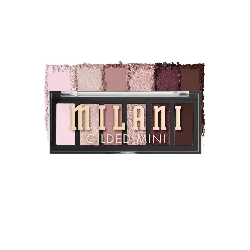 Milani Gilded Mini Eyeshadow Palette Matte Shimmer Makeup - The Wine Down