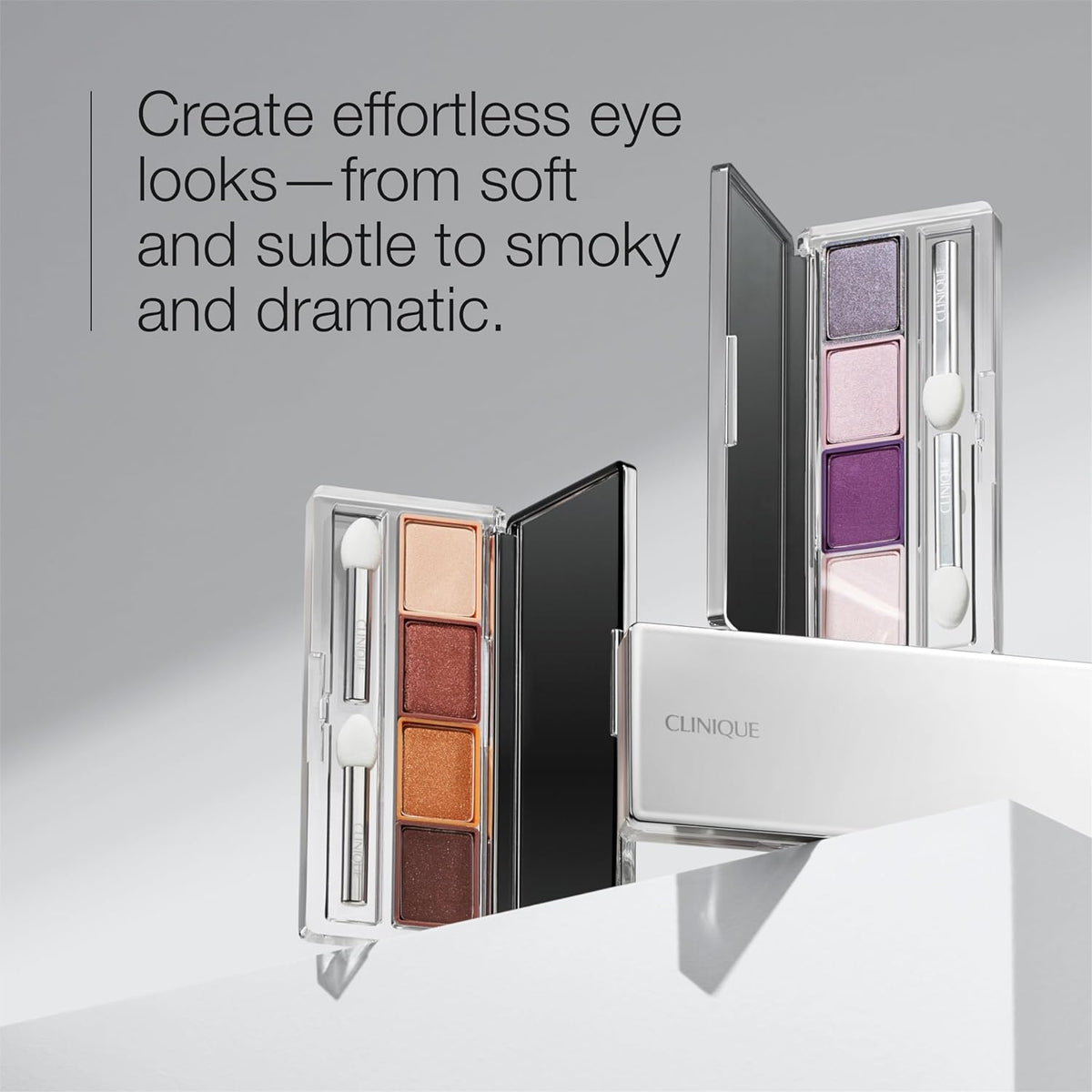 Clinique All About Shadow Eye Shadow Quad | Long Lasting, Crease + Fade Resistant + Safe For Sensitive Eyes