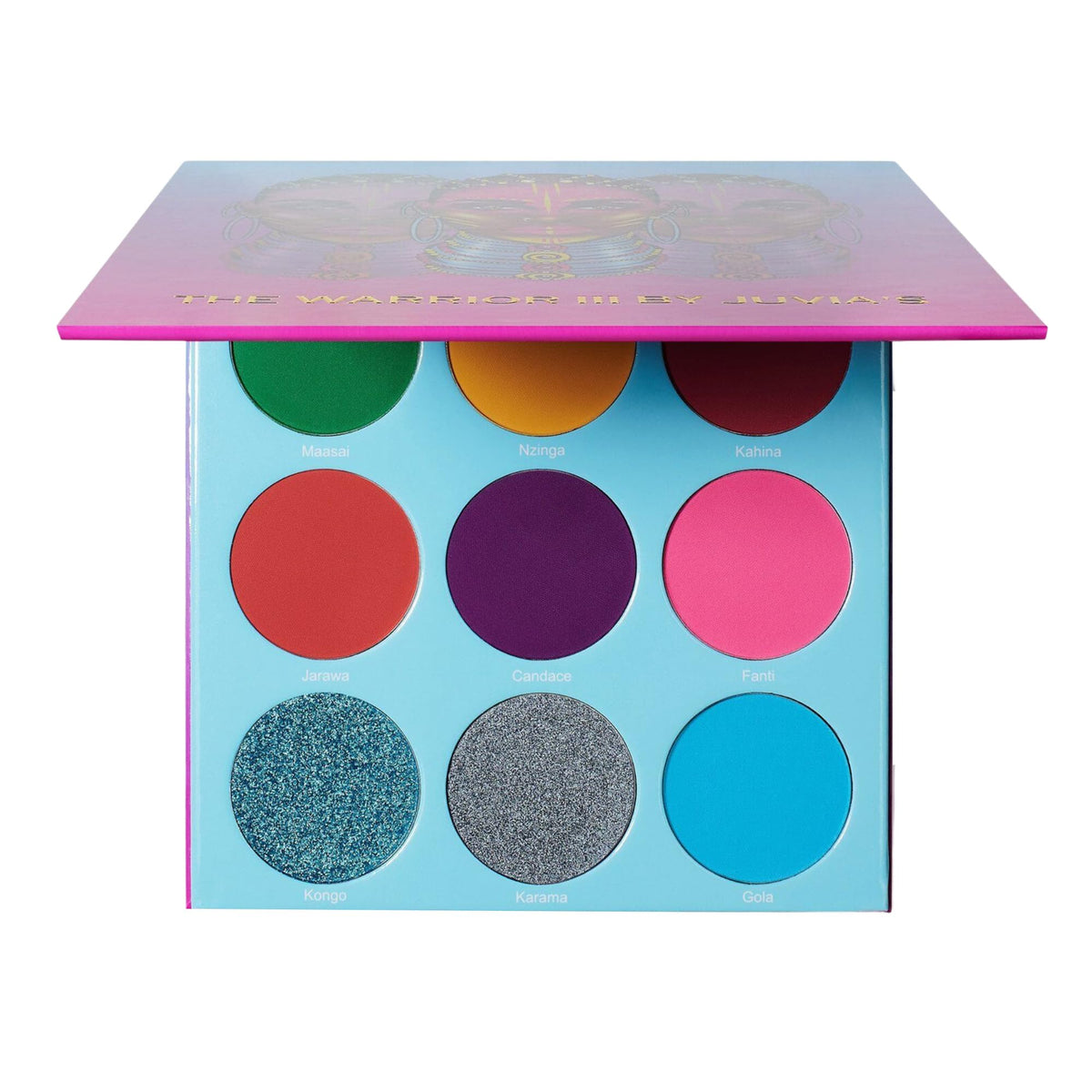 Juvia's Place The Warrior 2 Eyeshadow Palette 9 Shades Pigmented Eye Makeup