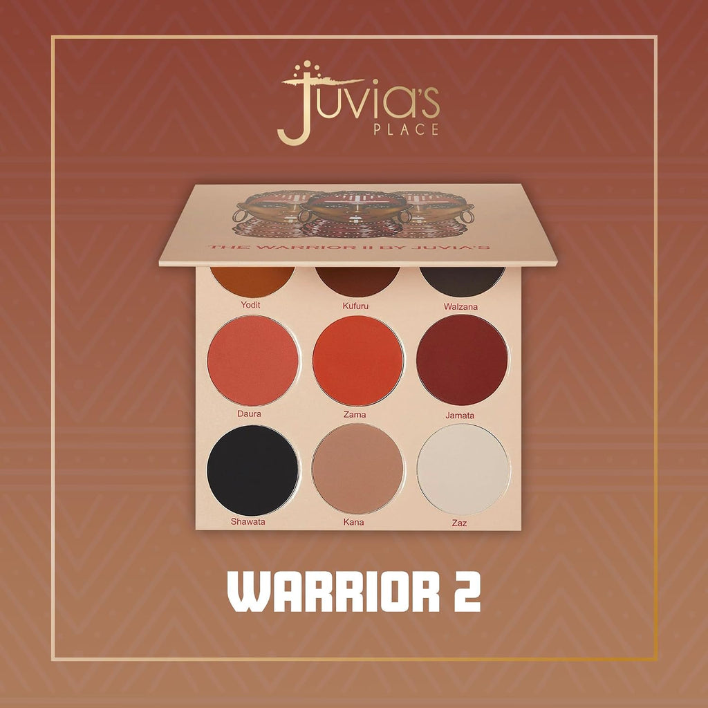 Juvia's Place The Warrior 2 Eyeshadow Palette 9 Shades Pigmented Eye Makeup