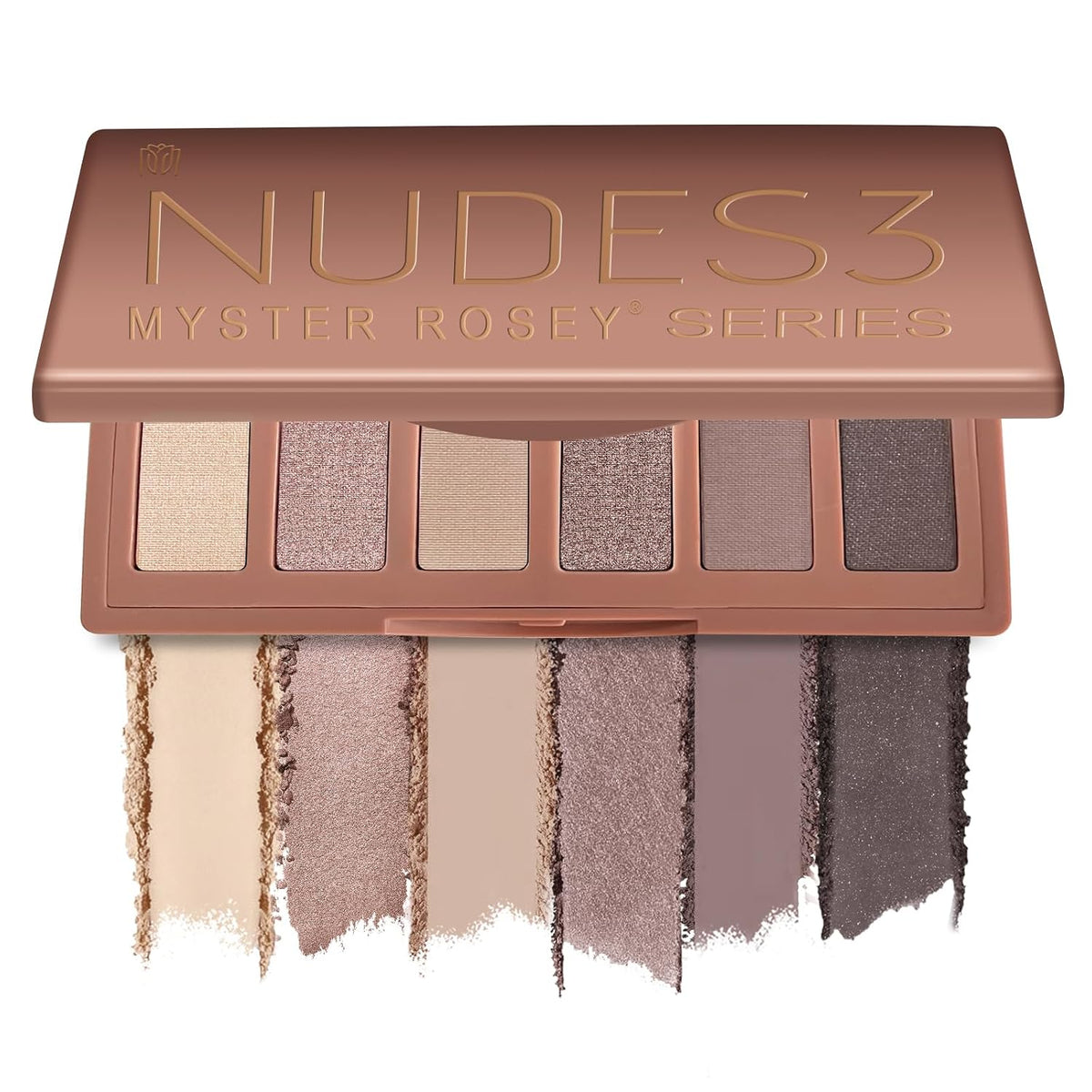 MYSTER ROSEY Nudes 3 Mini Eyeshadow Palette, Neutral Eye Shadow Palettes