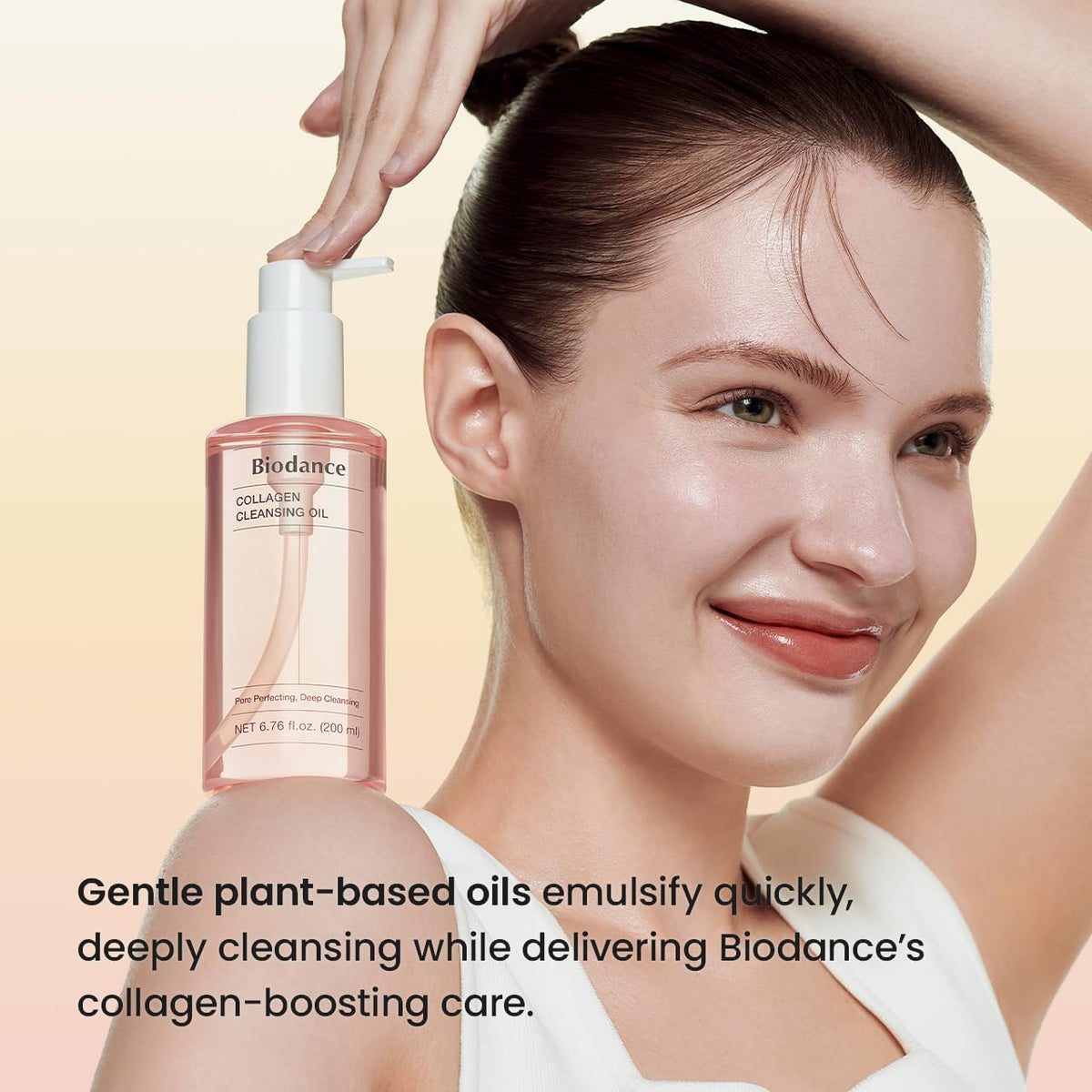 BIODANCE Collagen Cleansing Oil, Facial Oil Cleanser, Gentle Makeup Remover, Bleackhed and Whitehead Remover for Sensitive Skin, Korean Skin Careㅣ6.76 fl. oz. (200 ml)