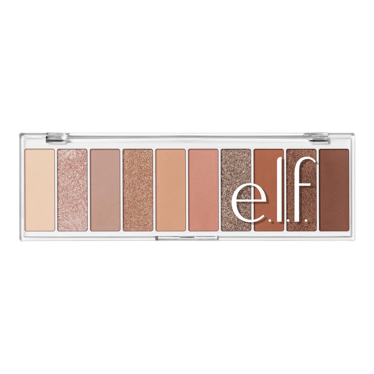 e.l.f. Perfect 10 Eyeshadow Palette, Nude Rose Gold