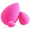 BEAKEY Makeup Sponge Trio Set, 3 Sizes Large Mini Standard
