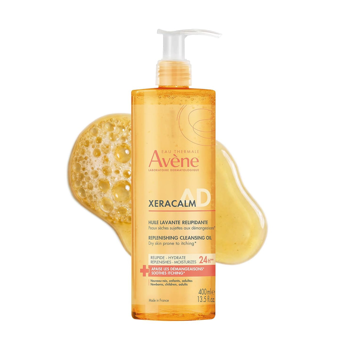 Avène XeraCalm A.D Lipid-Replenishing Cleansing Oil, 13.5 oz