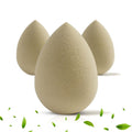 Green Tea Beauty Sponge - Plant-Based, Eco-Friendly, Cruelty-Free, Dye-Free & Latex-Free Blender, Biodegradable & Vegan Makeup Sponge, Makeup Blender, Perfect for Liquid & Powder (3 count)