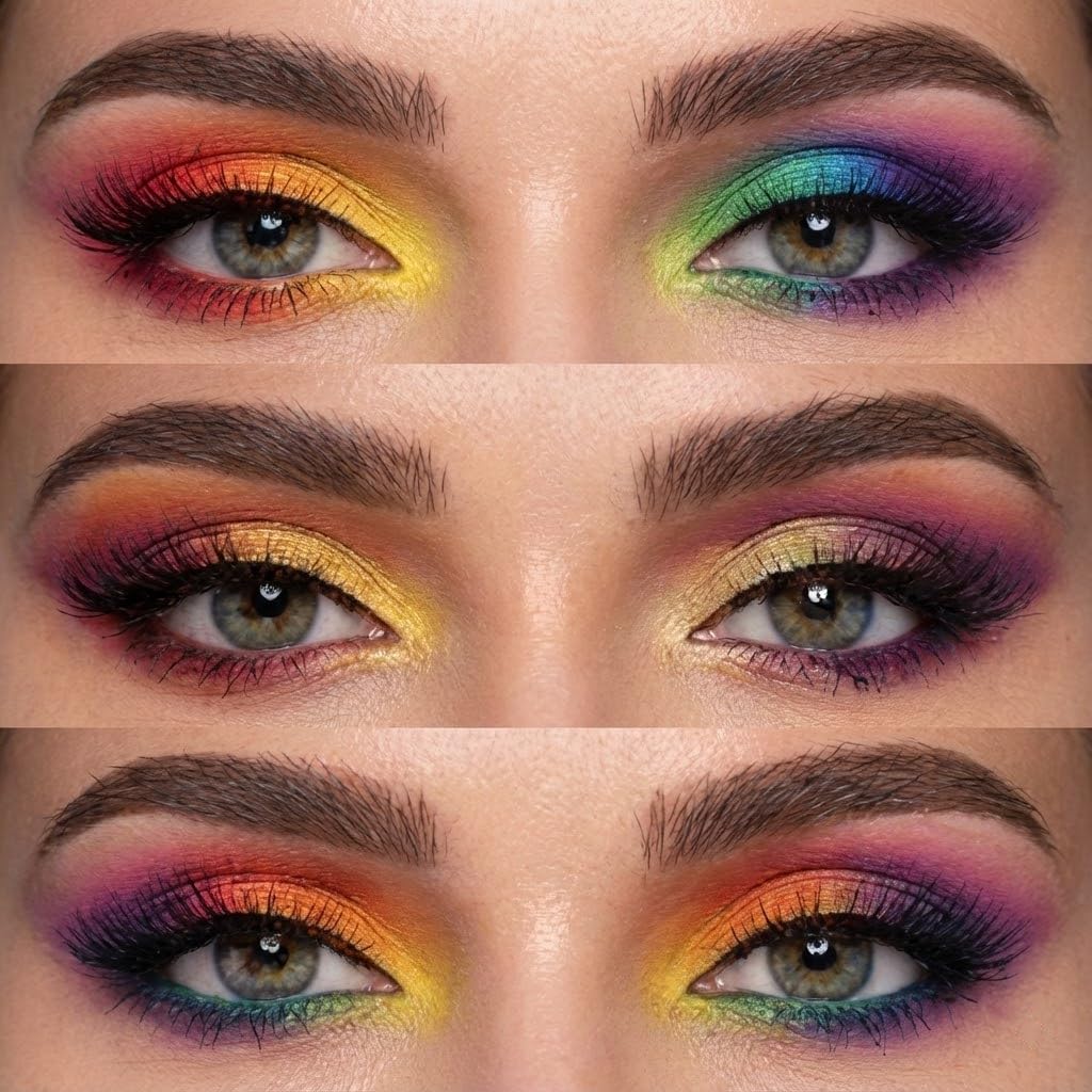 39 Colors Colorful Rainbow Eyeshadow Palette, Matte Metallic Shimmer