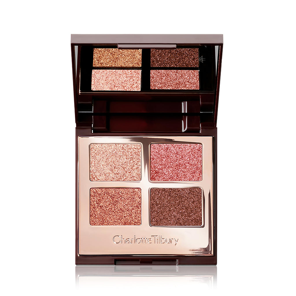 Charlotte Tilbury Luxury Palette Eyeshadow - Shimmer, Metallic & Satin Matte Eyeshadow Quad with a Rich Powder Formula - Includes 4 Complementary Shades