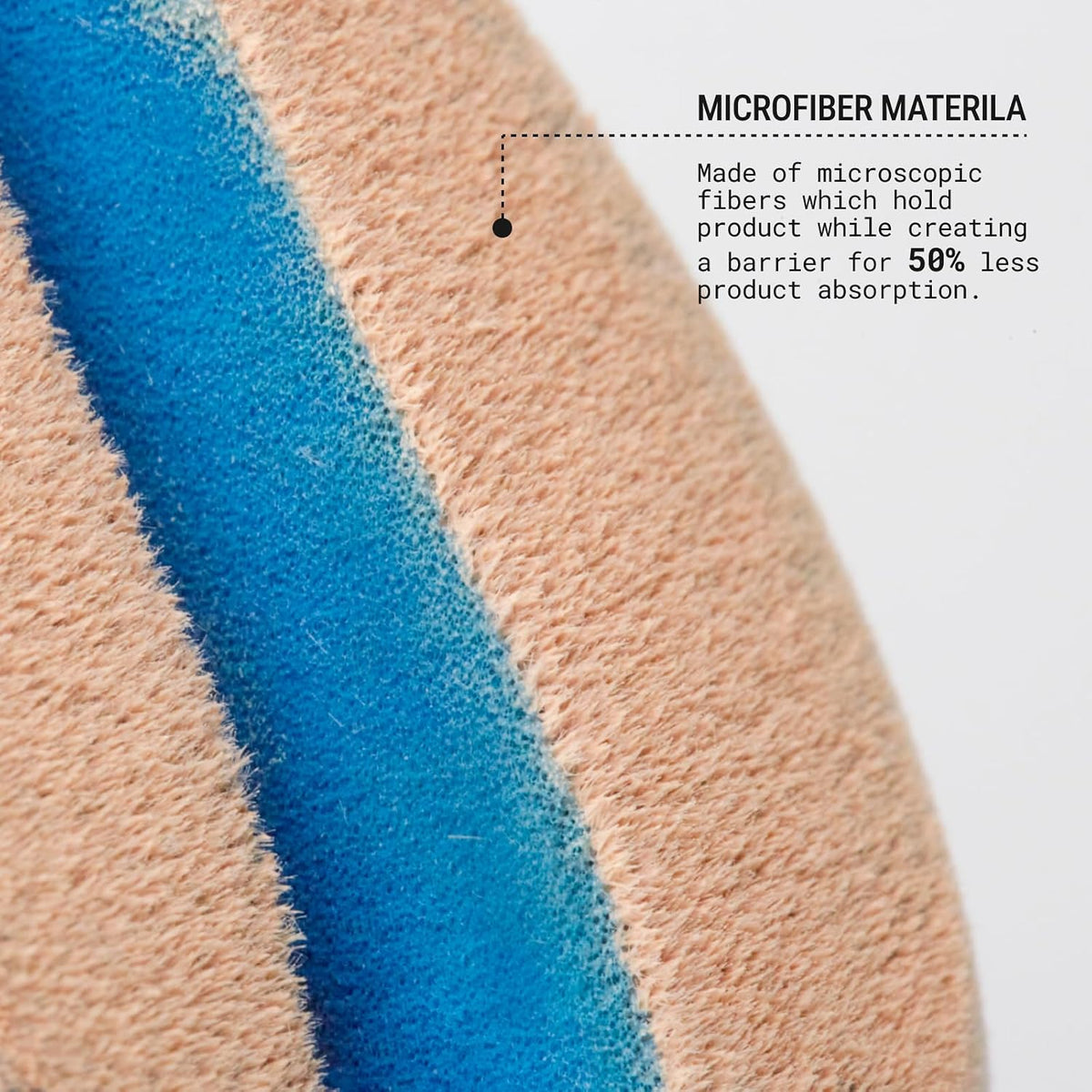 JUNO & Co. Microfiber Makeup Sponge, Dual Layer Technology for Full Coverage Flawless Makeup Blender for Foundation, Powder and Cream (Velvet Style and Blue Color)