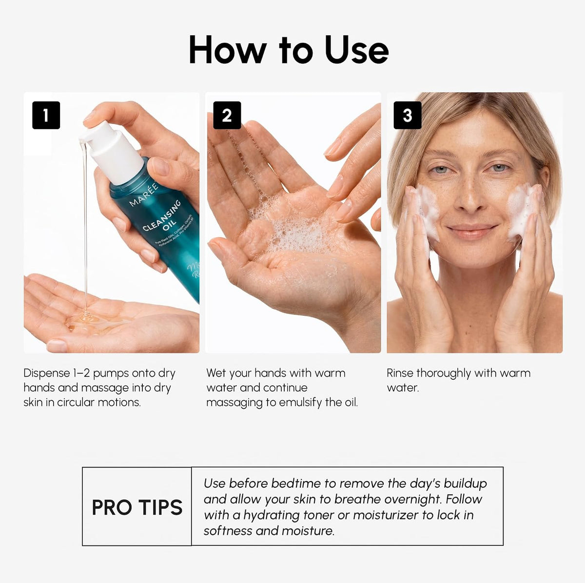 MAREE Deep Cleansing Oil – Makeup Remover for Sensitive Skin