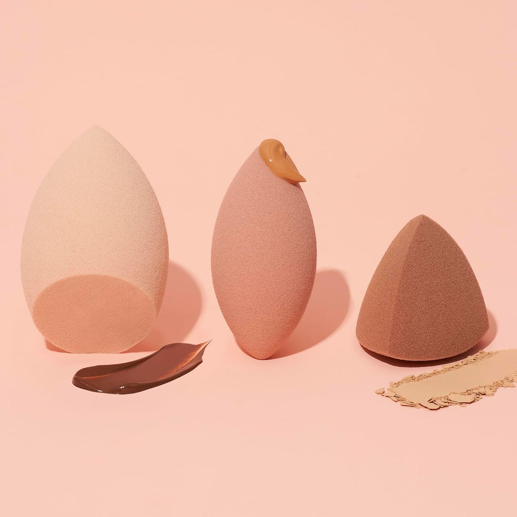 e.l.f. Total Sponge Set, Multi-use Makeup Sponge Set For Flawless Blending, Great For Powder Or Liquid Concealer & Foundation, Vegan & Cruelty-Free
