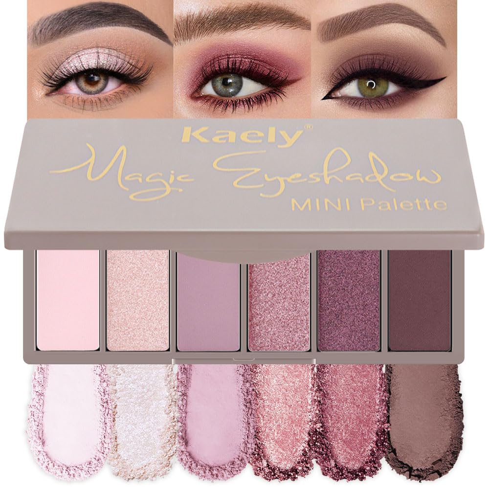 evpct 9 Colors Brown Nude Gold Black Smokey Glitter Eyeshadow Palette