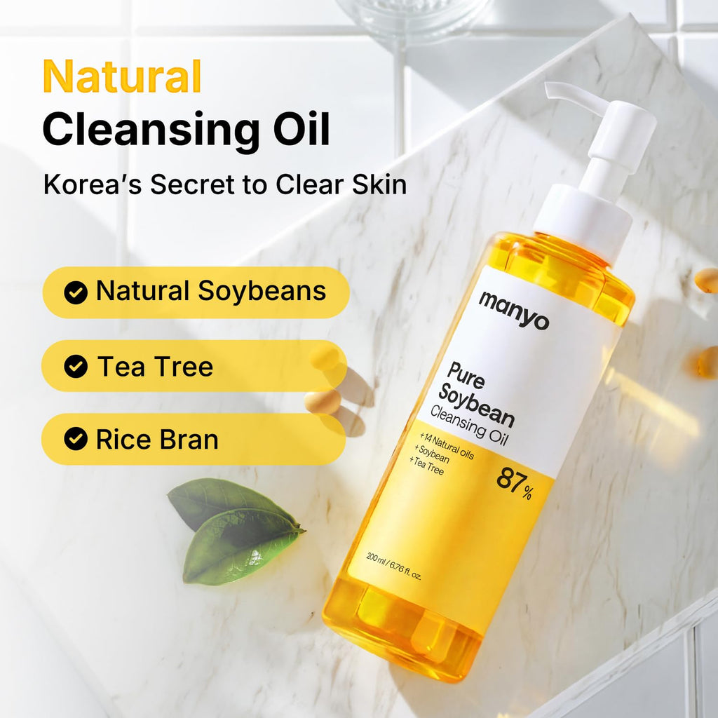 MANYO Pure Cleansing Oil, Makeup Remover, Blackhead & Pore Care, 6.76 fl oz