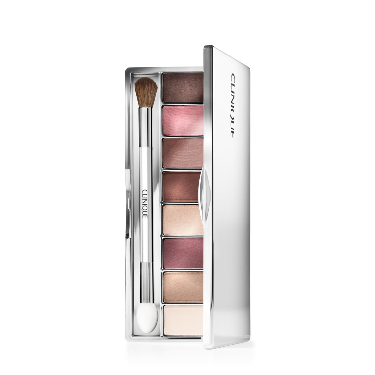 Clinique All About Shadow Eye Shadow Palette, 8 Silky + Buildable Shades | Black Honey, Pink and Nude Honey | Safe For Sensitive Eyes