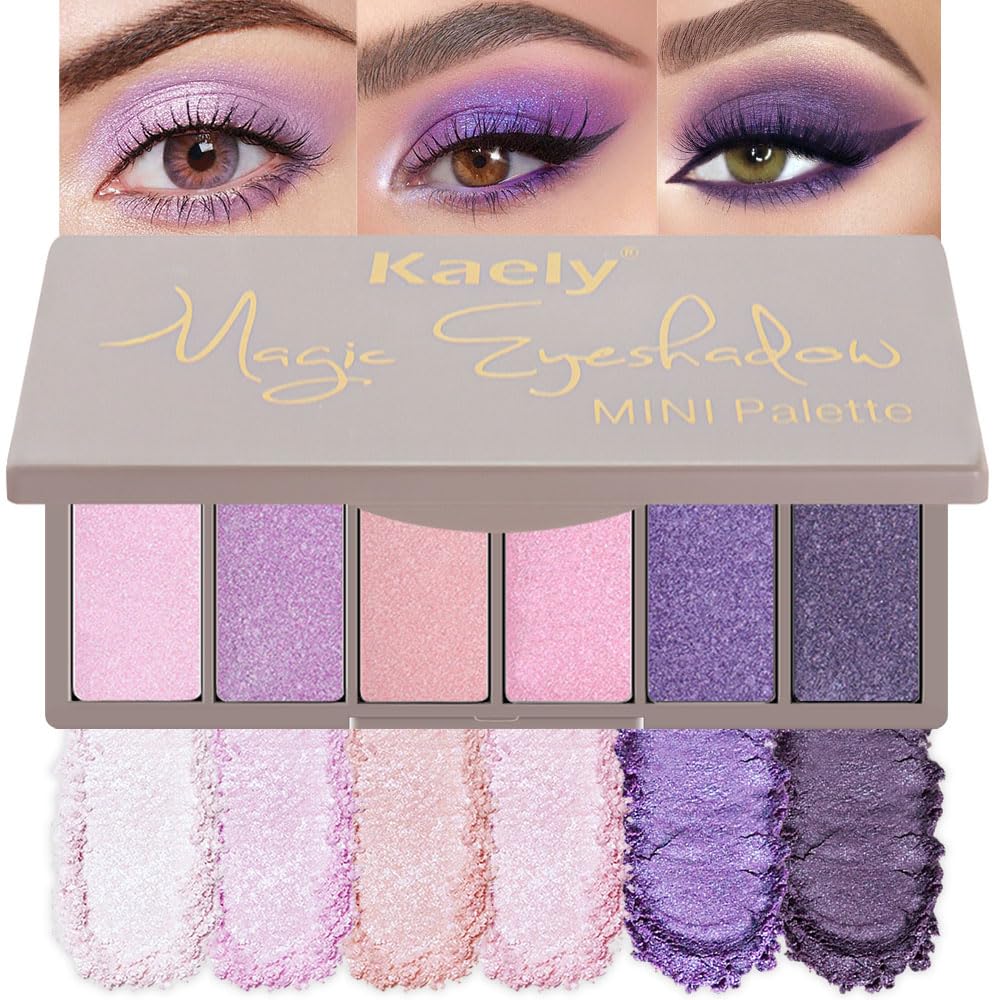 evpct 9 Colors Brown Nude Gold Black Smokey Glitter Eyeshadow Palette