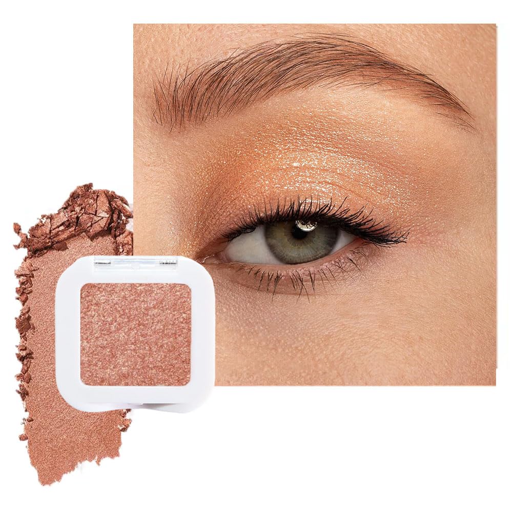 evpct Mauve Taupe Plum Matte Single Eye Shadow Palette Makeup for Older Women, Plum Lavender Purple Natural Cream Eyeshadow Palette for Green Eyes, High Pigment Mini Monochrome Eyeshadow