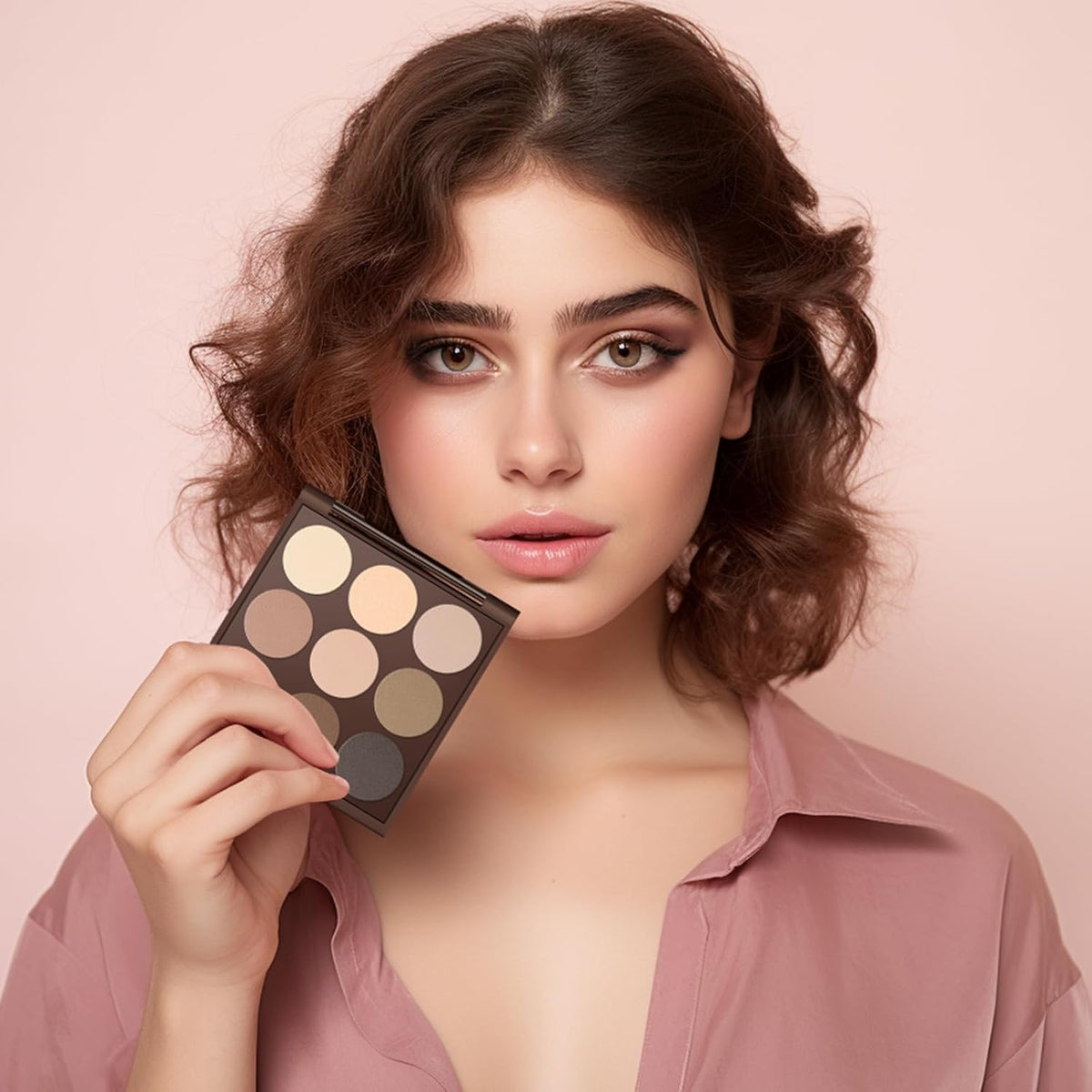 MYSTER ROSEY Matte Eyeshadow Palette, Neutral Nude Eye Shadow Palettes
