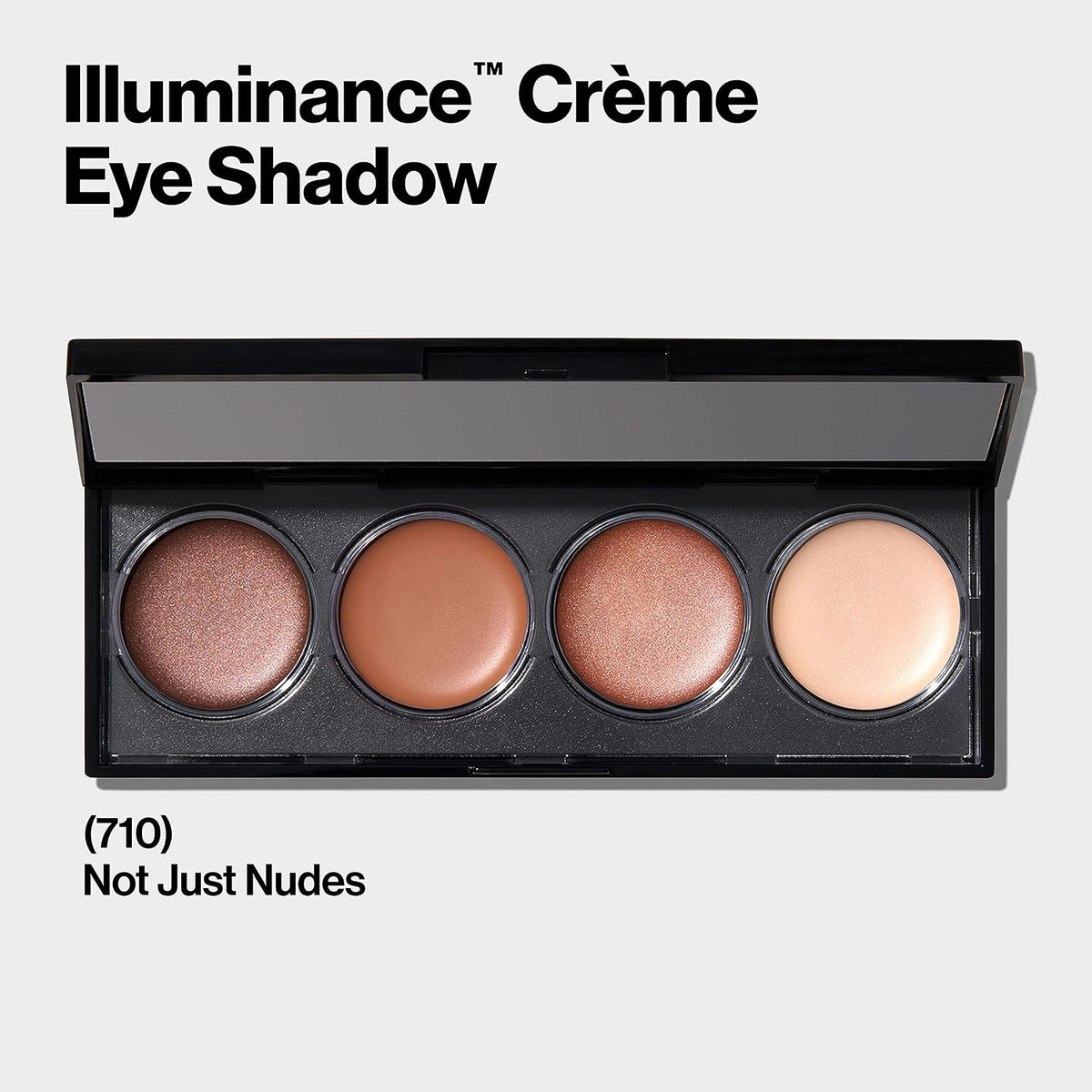 Revlon Illuminance Creme Eyeshadow Palette, 710 Not Just Nudes, 0.12 oz