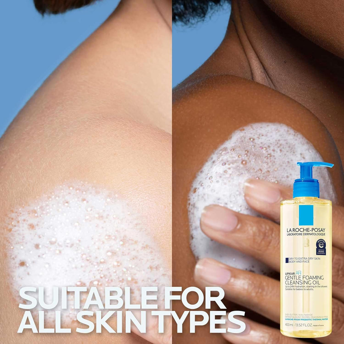 La Roche-Posay Lipikar AP+ Gentle Foaming Cleansing Oil, with Shea Butter