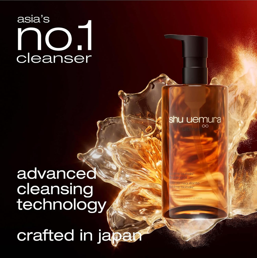 shu uemura Ultime8 Sublime Tsubaki Cleansing Oil, Gentle Makeup Remover