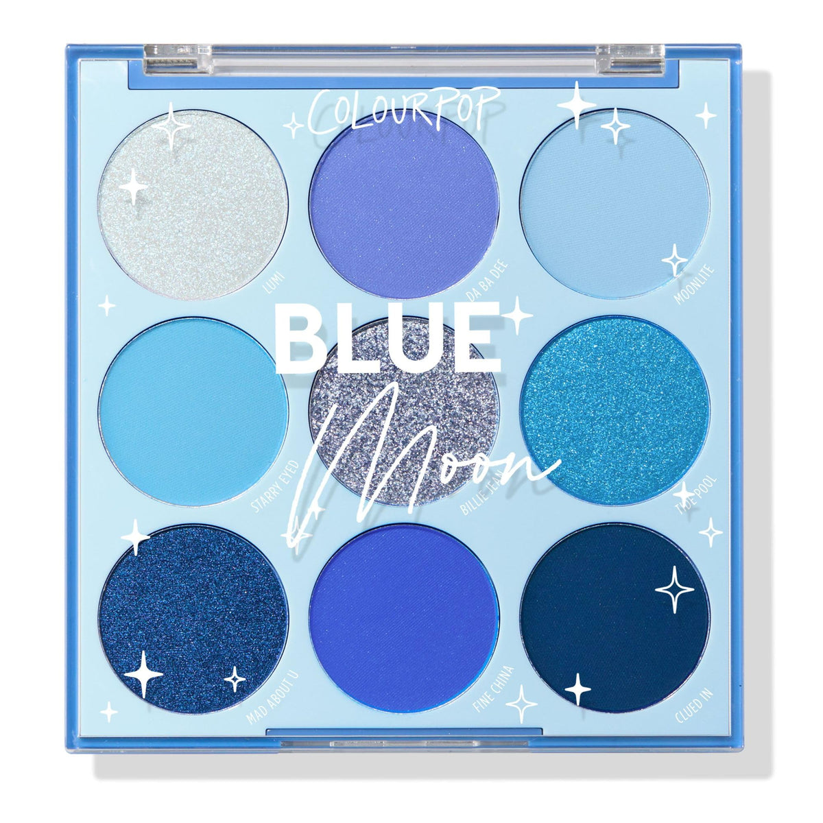 ColourPop Blowin' Smoke Eyeshadow Palette - Silver & Smokey Eye Eyeshadow Palette with Metallic & Matte Finishes - High-Pigment Eye Makeup with Long-Wearing Formula (0.3 oz)
